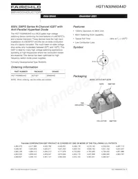 HGT1N30N60A4D Datasheet Cover