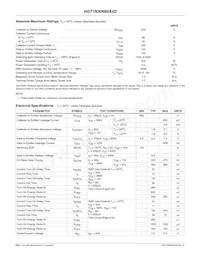 HGT1N30N60A4D數據表 頁面 2