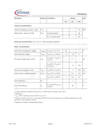 IPB05N03LB G Datasheet Page 2
