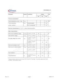 IPD035N06L3GATMA1 Datasheet Page 2