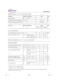 IPD038N04NGBTMA1 Datasheet Page 2