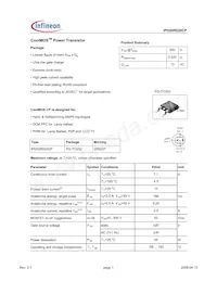 IPD50R520CPBTMA1 Datasheet Copertura