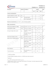 IPS06N03LZ G Datasheet Page 2