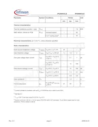 IPU06N03LB G Datasheet Page 2