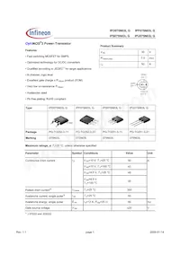 IPU075N03L G Datasheet Cover