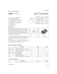 IRF7701GTRPBF Datasheet Cover