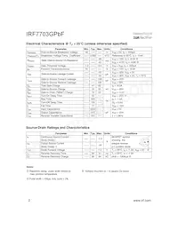 IRF7703GTRPBF Datasheet Pagina 2
