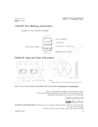 IRF7704GTRPBF Datasheet Page 9