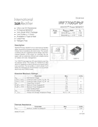 IRF7706GTRPBF Datenblatt Cover