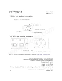 IRF7707GTRPBF 데이터 시트 페이지 8