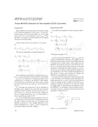 IRFR3707ZCTRLP Datasheet Page 8