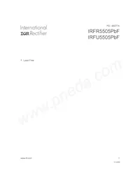 IRFR5505CTRLPBF Datenblatt Cover