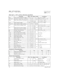 IRL3715ZSTRRPBF Datasheet Page 2