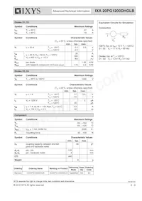 IXA20PG1200DHG-TUB Datasheet Pagina 2