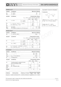 IXA30PG1200DHG-TUB Datasheet Page 2