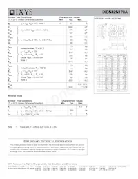 IXBN42N170A Datenblatt Seite 2