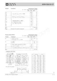 IXDN55N120D1 Datasheet Page 2