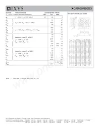 IXGN400N60B3 Datasheet Page 2