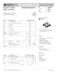 IXGN50N120C3H1 Datasheet Cover