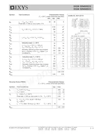 IXGN50N60BD3 Datasheet Page 2