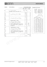 IXGN60N60 Datasheet Page 2