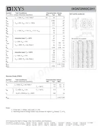 IXGN72N60C3H1 Datenblatt Seite 2