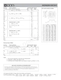 IXGN82N120C3H1 Datasheet Page 2