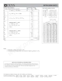IXYN120N120C3 Datenblatt Seite 2