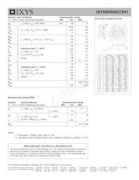 IXYN80N90C3H1 Datasheet Page 2
