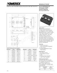 MG800J2YS50A Datasheet Cover