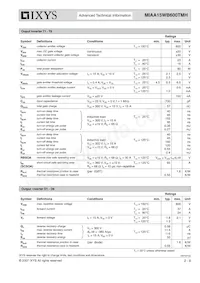 MIAA15WB600TMH Datasheet Page 2