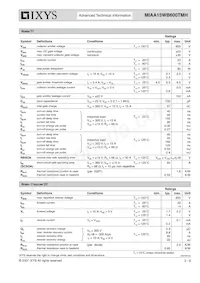 MIAA15WB600TMH Datasheet Page 3