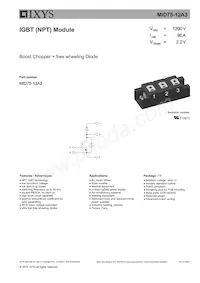 MID75-12A3 Datasheet Cover