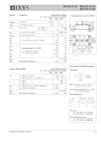 MII200-12A4 Datasheet Page 2