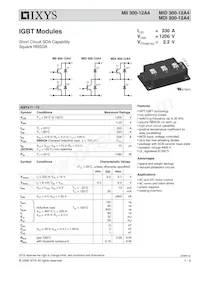 MII300-12A4 Datasheet Cover