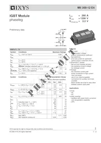 MII300-12E4 Datasheet Cover