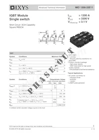 MIO1200-33E11數據表 封面