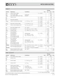 MITB15WB1200TMH Datasheet Page 3