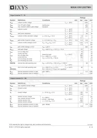 MIXA10W1200TMH Datasheet Page 2