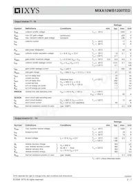 MIXA10WB1200TED Datasheet Page 2