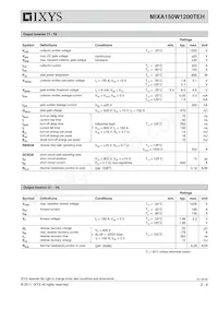 MIXA150W1200TEH Datasheet Page 2