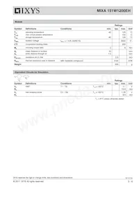 MIXA151W1200EH Datasheet Page 3