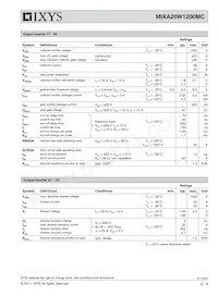 MIXA20W1200MC Datasheet Pagina 2