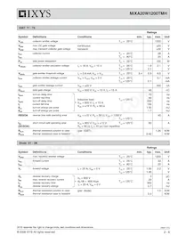 MIXA20W1200TMH Datasheet Page 2