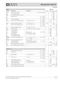 MIXA225RF1200TSF Datasheet Page 2