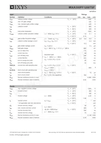 MIXA300PF1200TSF Datasheet Page 2