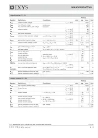 MIXA30W1200TMH Datasheet Page 2