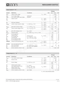 MIXA30WB1200TED Datasheet Page 2