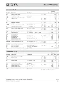 MIXA40W1200TED Datasheet Page 2