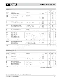 MIXA40WB1200TED Datasheet Page 2